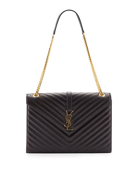 ysl large monogramme chain bag|YSL quilted shoulder bag.